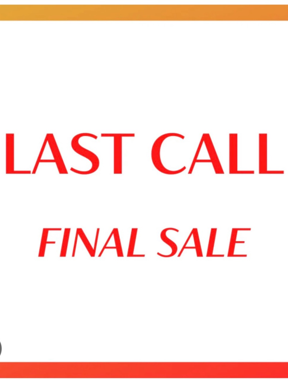 MOVING SALE!